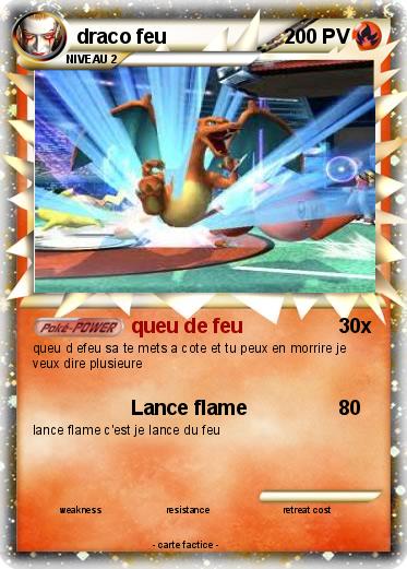 Pokemon draco feu