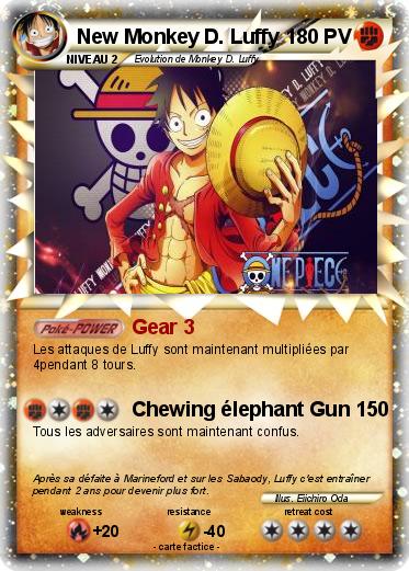 Pokemon New Monkey D. Luffy
