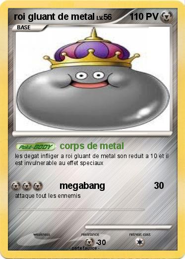Pokemon roi gluant de metal