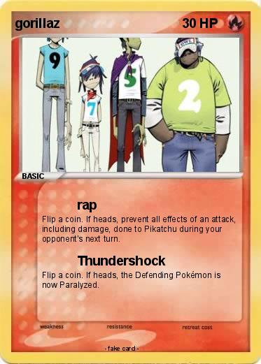 Pokemon gorillaz