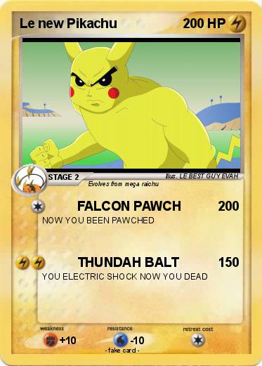 Pokemon Le new Pikachu