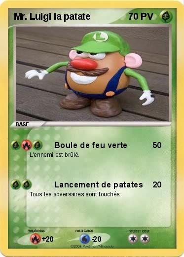 Pokemon Mr. Luigi la patate