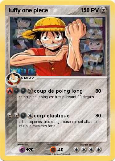 Pokemon luffy one piece