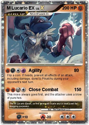 Pokemon M Lucario EX