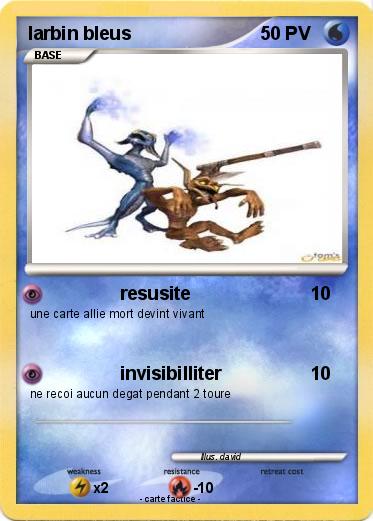 Pokemon larbin bleus