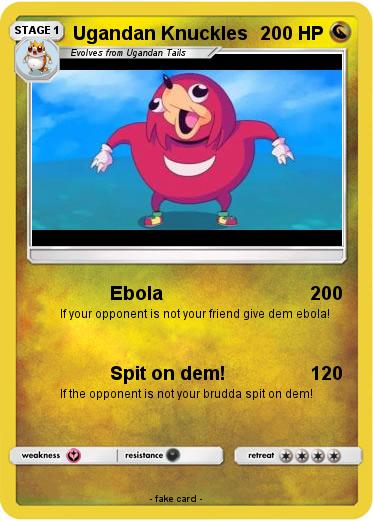 Pokemon Ugandan Knuckles