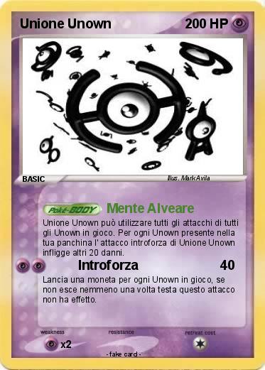 Pokemon Unione Unown