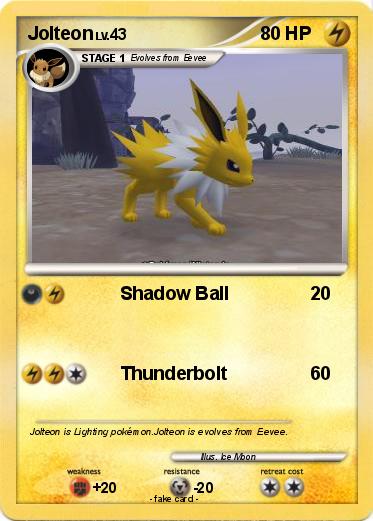 Pokemon Jolteon