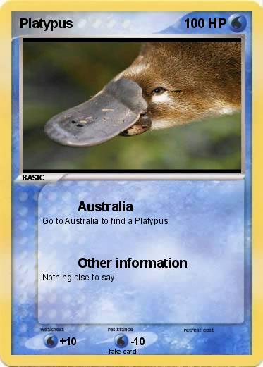 Pokemon Platypus