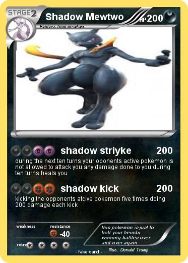 Pokemon Shadow Mewtwo