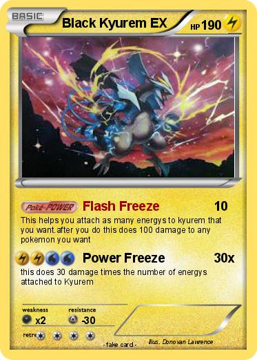 Pokemon Black Kyurem EX