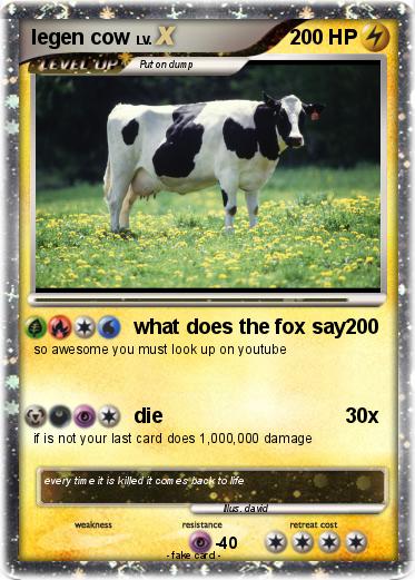 Pokemon legen cow