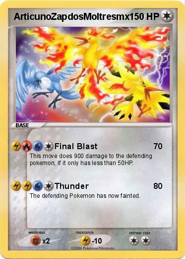 Pokemon ArticunoZapdosMoltresmx