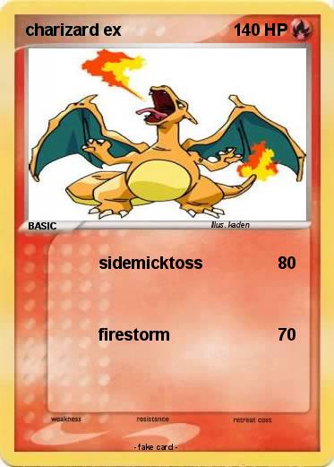 Pokemon charizard ex