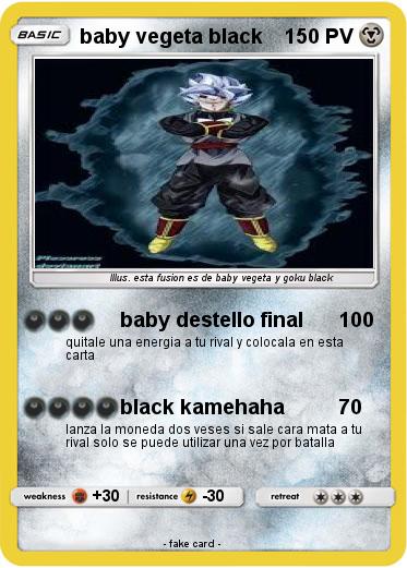 Pokemon baby vegeta black