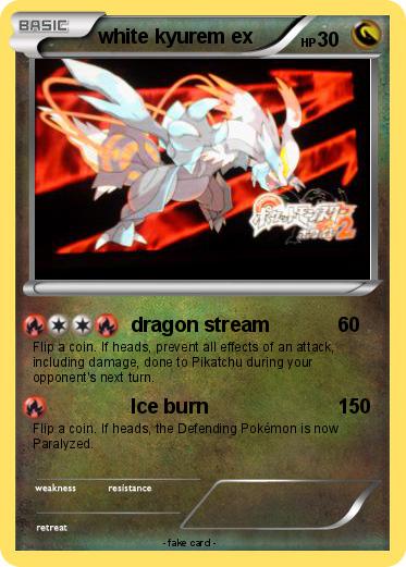 Pokemon white kyurem ex