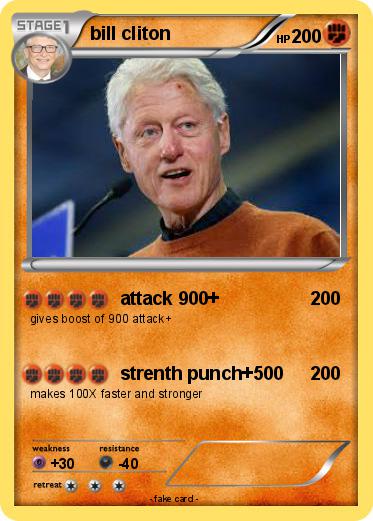 Pokemon bill cliton