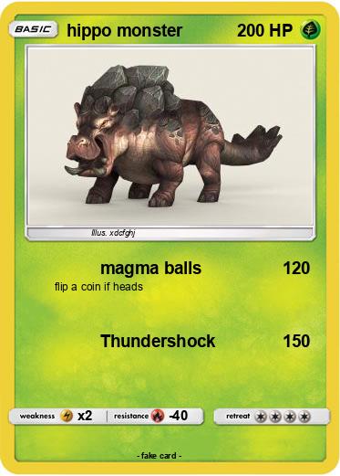 Pokemon hippo monster