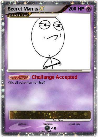 Pokemon Secret Man