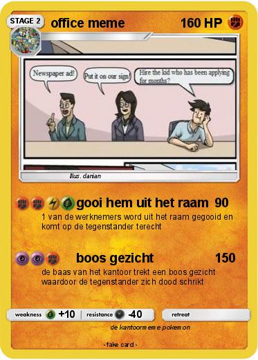 Pokemon office meme