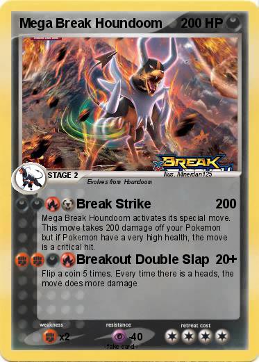 Pokemon Mega Break Houndoom