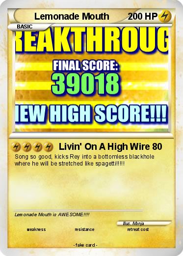 Pokemon Lemonade Mouth