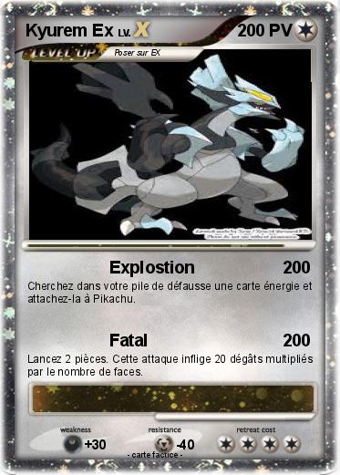 Pokemon Kyurem Ex