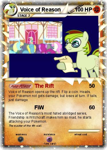 Pokemon Voice of Reason