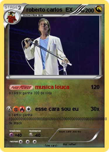 Pokemon roberto carlos  EX