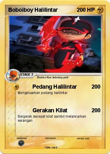 Pokemon Boboiboy Halilintar