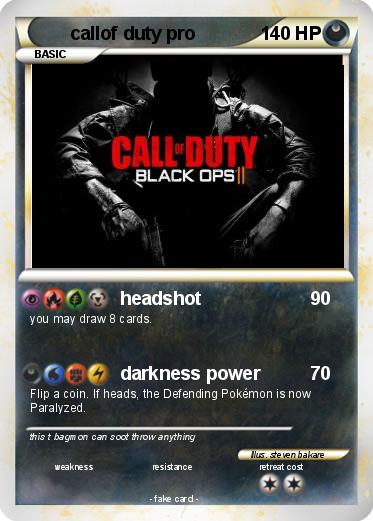 Pokemon callof duty pro