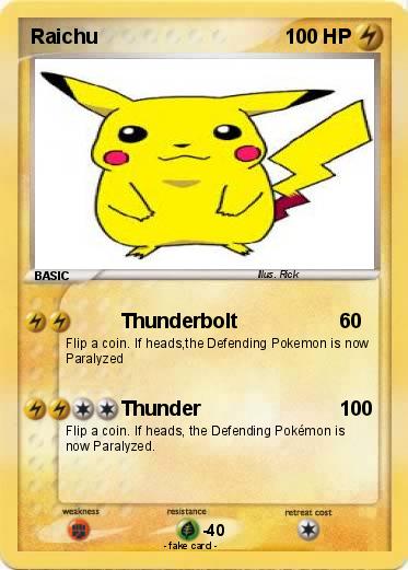 Pokemon Raichu