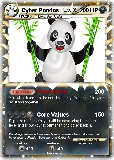 Pokemon Cyber Pandas   Lv. X