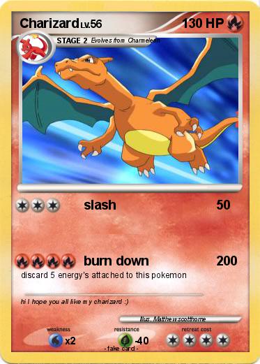 Pokemon Charizard