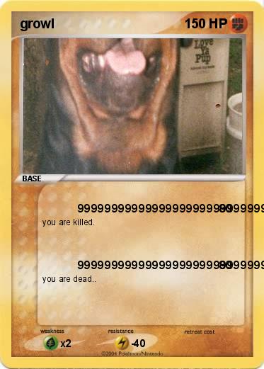 Pokemon growl
