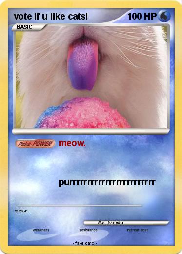 Pokemon vote if u like cats!