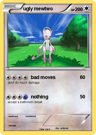 Pokemon ugly mewtwo
