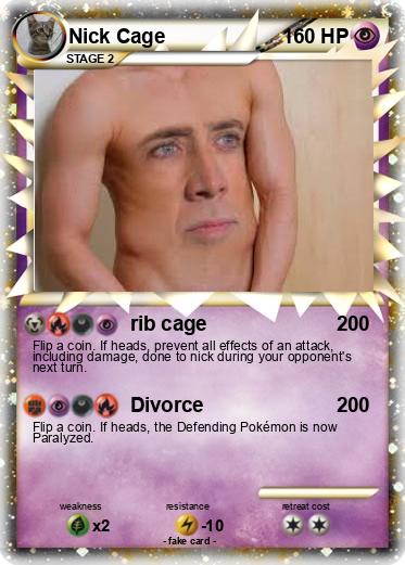 Pokemon Nick Cage