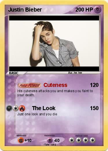 Pokemon Justin Bieber