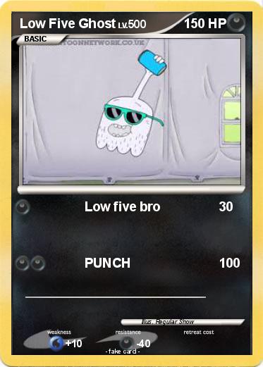 Pokemon Low Five Ghost