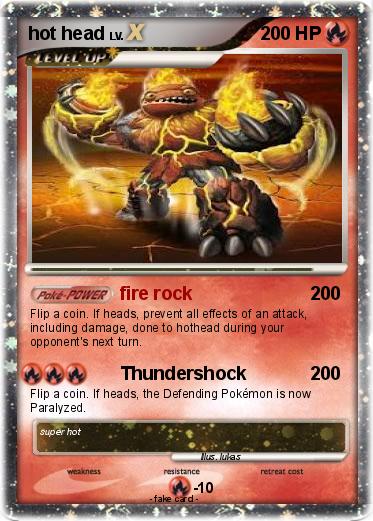 Pokemon hot head