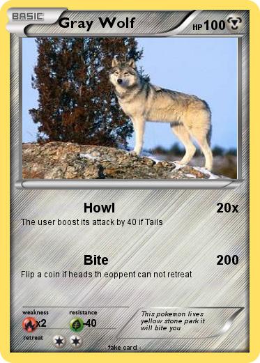 Pokemon Gray Wolf