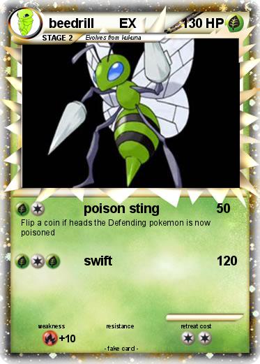 Pokemon beedrill       EX