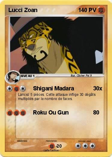 Pokemon Lucci Zoan