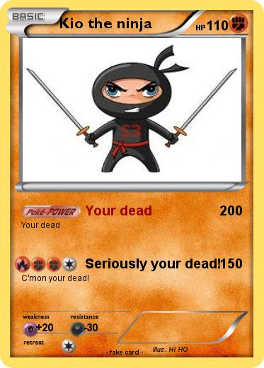Pokemon Kio the ninja