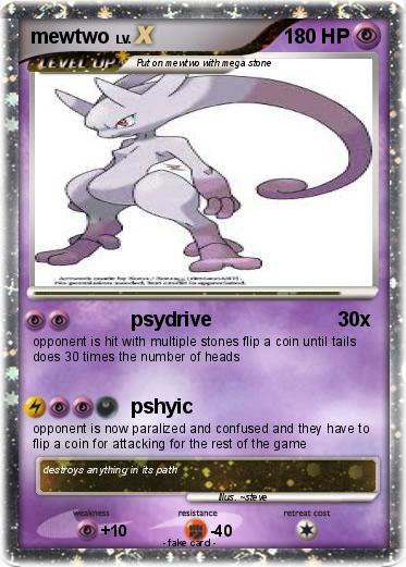 Pokemon mewtwo