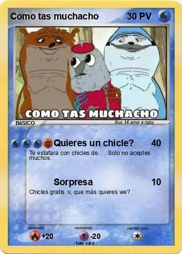 Pokemon Como tas muchacho