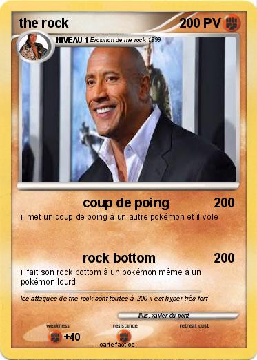 Pokemon the rock
