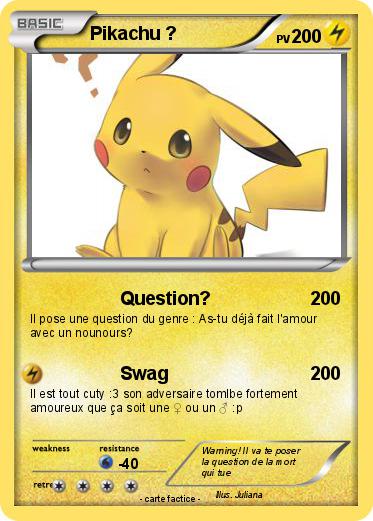 Pokemon Pikachu ?