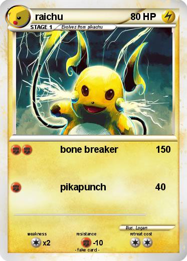 Pokemon raichu
